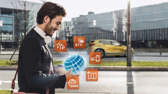 BMW 3シリーズ セダン、 Connected Package Profesional。G20 Connected Package Profesional 搭載 BMW 3シリーズ セダンのコックピット、ディスプレイ正面のクローズ・アップ。G20
