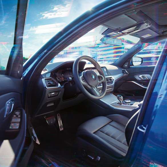 BMW 3 シリーズ セダン、インテリア G20 BMW 3 シリーズ セダンのインテリア、運転席の拡大写真。G20