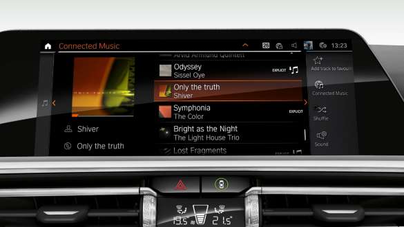 Connected Music. G21 BMW 3 シリーズ ツーリング、コネクテッド・ミュージック G21