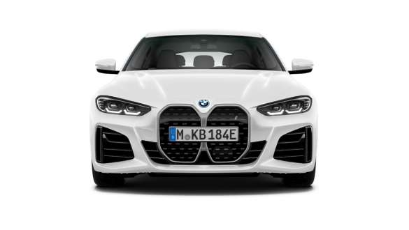 BMW i4 eDrive40 G26 電気自動車 2021 ミネラル・ホワイト フロント・ビュー BMW i4 eDrive40 G26 電気自動車 2021 ミネラル・ホワイト フロント・ビュー