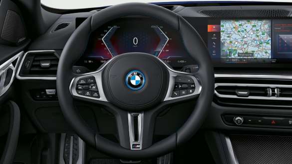 Mレザー・ステアリング・ホイール BMW i4 M50 G26 電気自動車 2021 Mレザー・ステアリング・ホイール BMW i4 M50 G26 電気自動車 2021 インテリア コックピット