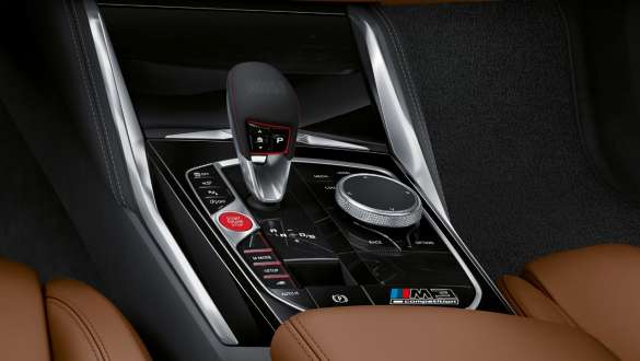 BMW M3 Competition G80 2020 8速 Mステップトロニック・トランスミッション BMW M3 Competition G80 2020 8速 Mステップトロニック・トランスミッション クローズアップ ギヤ・レバー