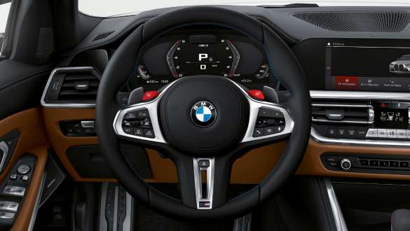 M スポーツ・レザー・ステアリング・ホイール BMW M3 Competition G80 2020 BMW M3 Competition G80 2020 M スポーツ・レザー・ステアリング・ホイール コックピット インテリア