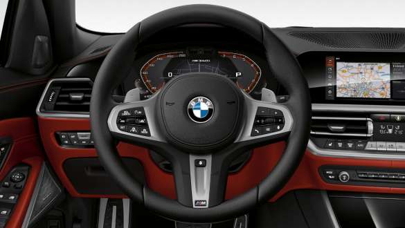 BMW M340i xDriveツーリング(G21)、Mレザー・ステアリング・ホイール BMW M340i xDriveツーリング(G21)、Mレザー・ステアリング・ホイール