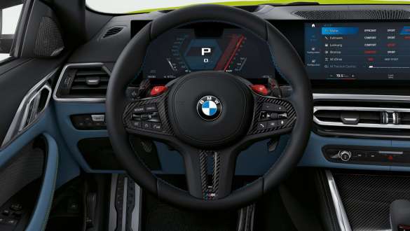 Mカーボン・ステアリング・ホイール BMW M4 Competition クーペ G82 2020 BMW M4 Competition クーペ G82 2020 Mカーボン・ステアリング・ホイール コックピット