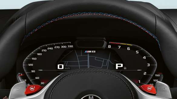 M専用メーター・パネル BMW M8 Competition カブリオレのM 仕様の計器クラスター。