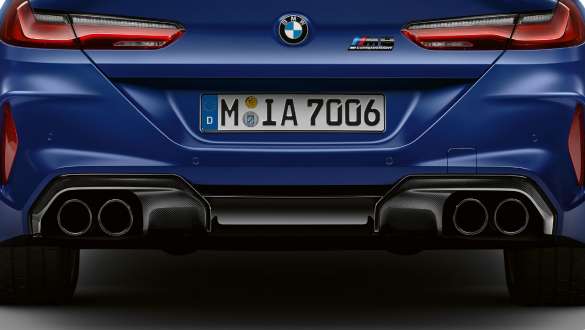 M スポーツ・エキゾースト・システム BMW M8 コンペティションクーペ(Mスポーツエキゾーストシステム装備)。