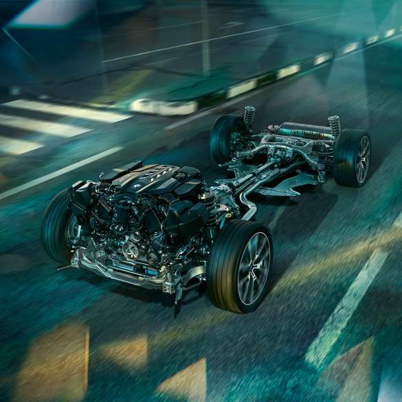 BMW M850i xDriveグラン・クーペのアダプティブM サスペンション・プロフェッショナル アダプティブM サスペンション・プロフェッショナルを装備したBMW M850i xDriveグラン・クーペ