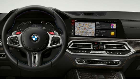 BMWライブ・コックピット・プロフェッショナル装備のBMW X6 M F96 BMWライブ・コックピット・プロフェッショナル、BMW X6 M F96 2020 SUV、インテリア