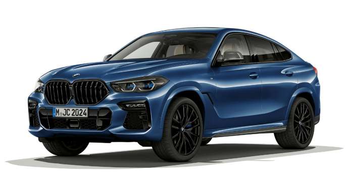 BMW X6、Mスポーツパッケージ装備、エクステリア。 BMW X6、Mスポーツパッケージ装備、フロントスリークォータービュー。