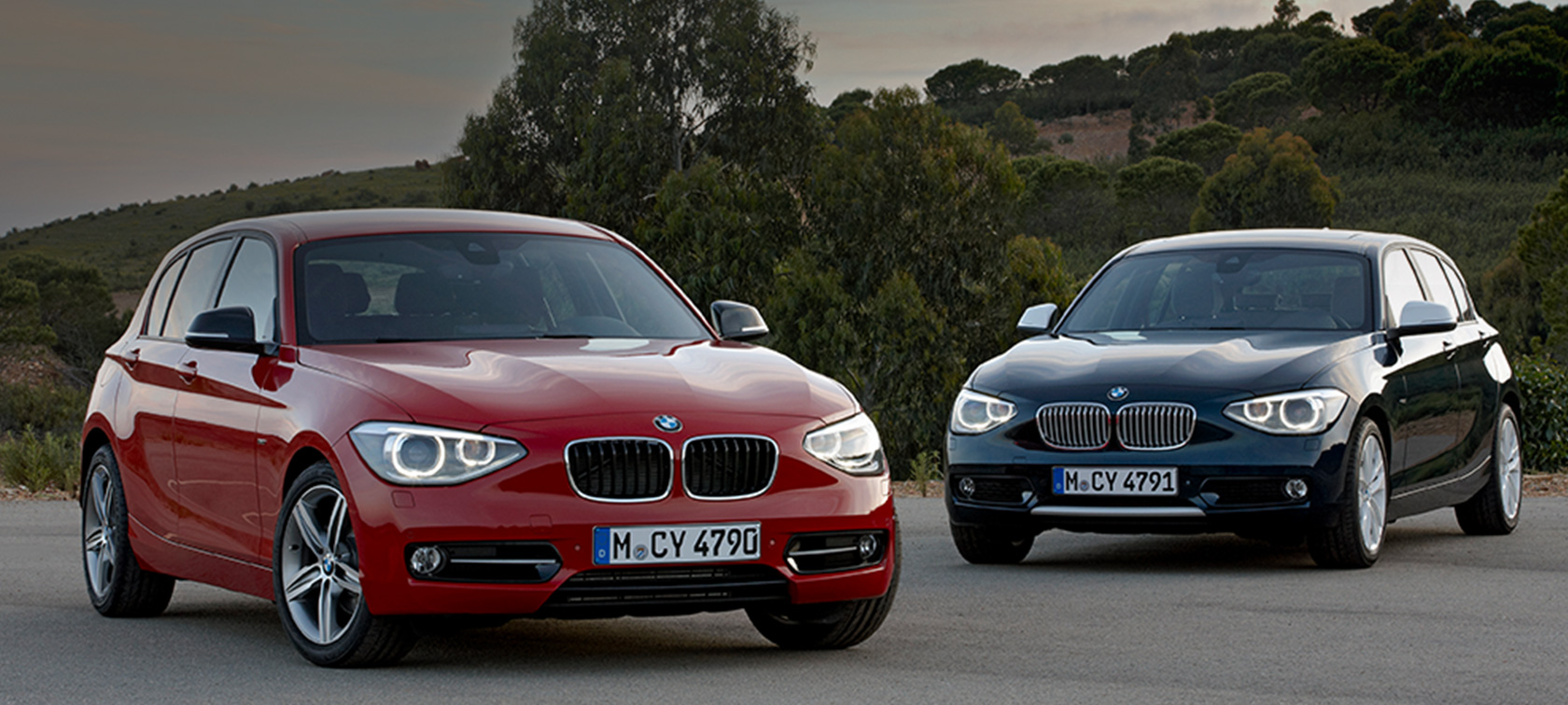 BMW 1シリーズ(F20) 停車中 BMW 1シリーズ(F20) 停車中