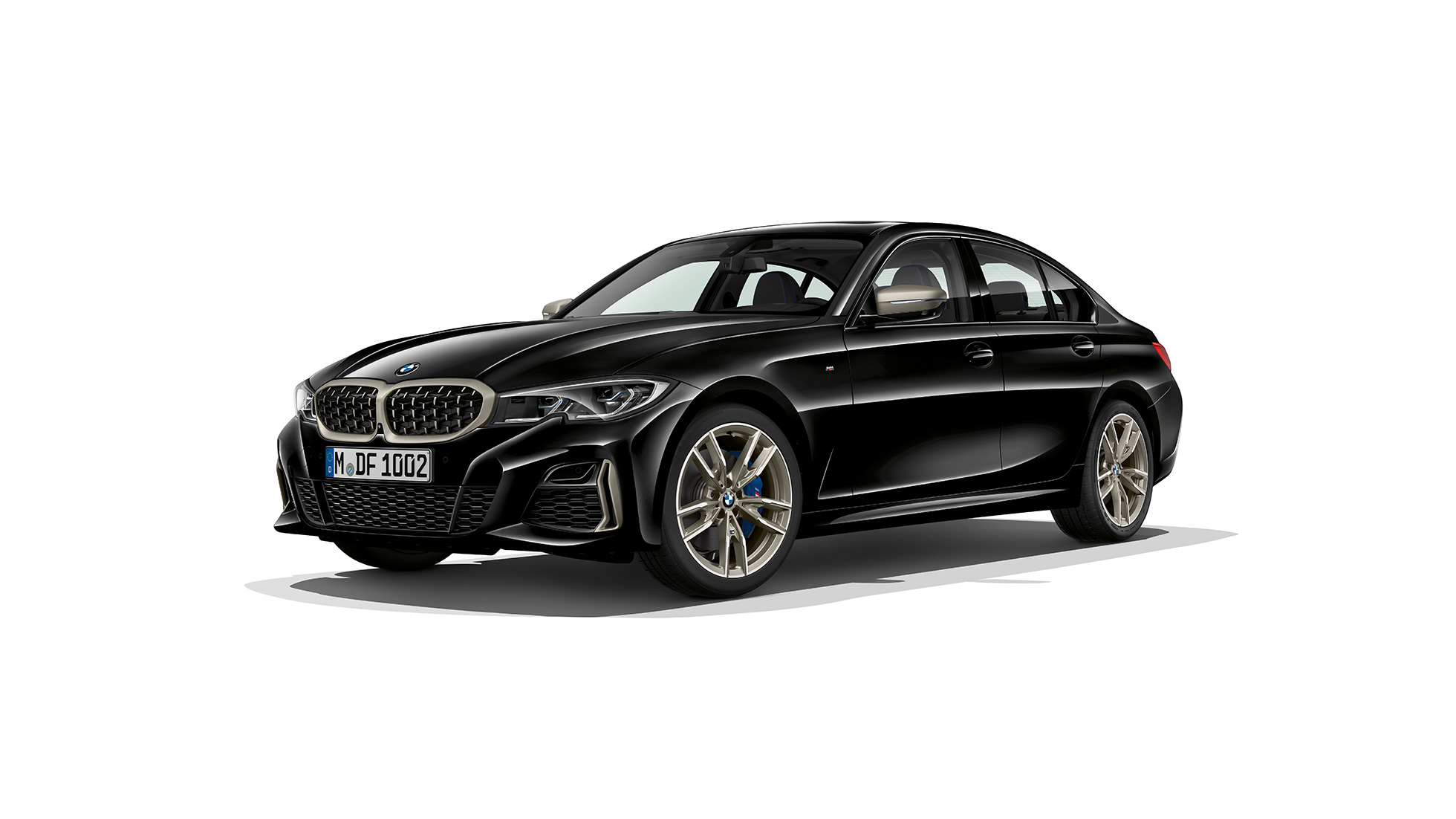 BMW M340i xDrive。G20 BMW M340i xDrive、サイド・ビュー。 G20