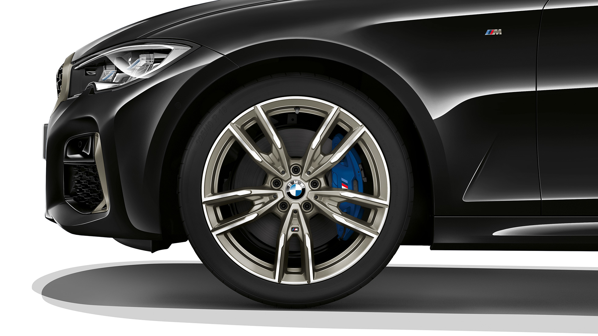 BMW M340i xDrive、ライト・アロイ・ホイール G20 BMW M340i xDrive、ライト・アロイ・ホイールのクローズ・アップ。G20