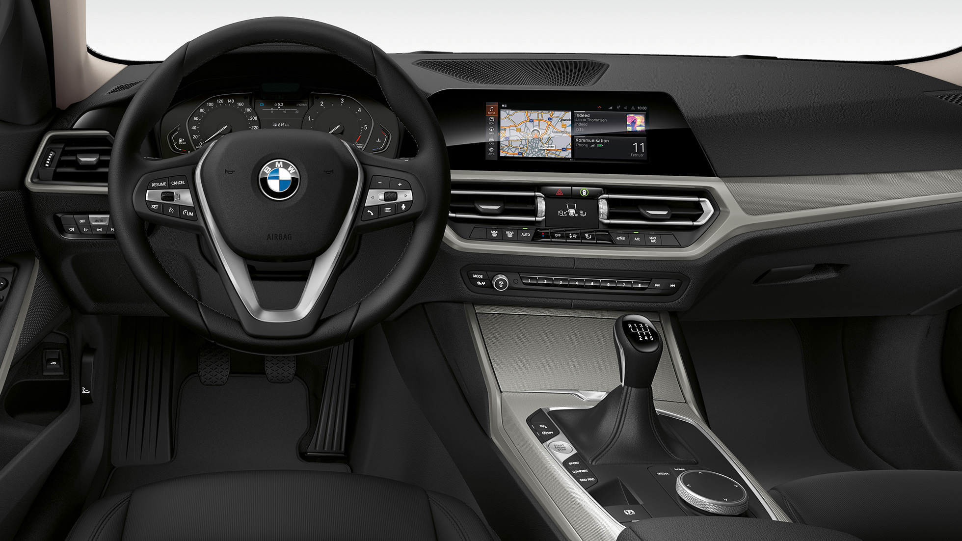 スタンダード・モデルのコックピット G21 BMW 3 シリーズ ツーリング、スタンダード・モデルのコックピット G21