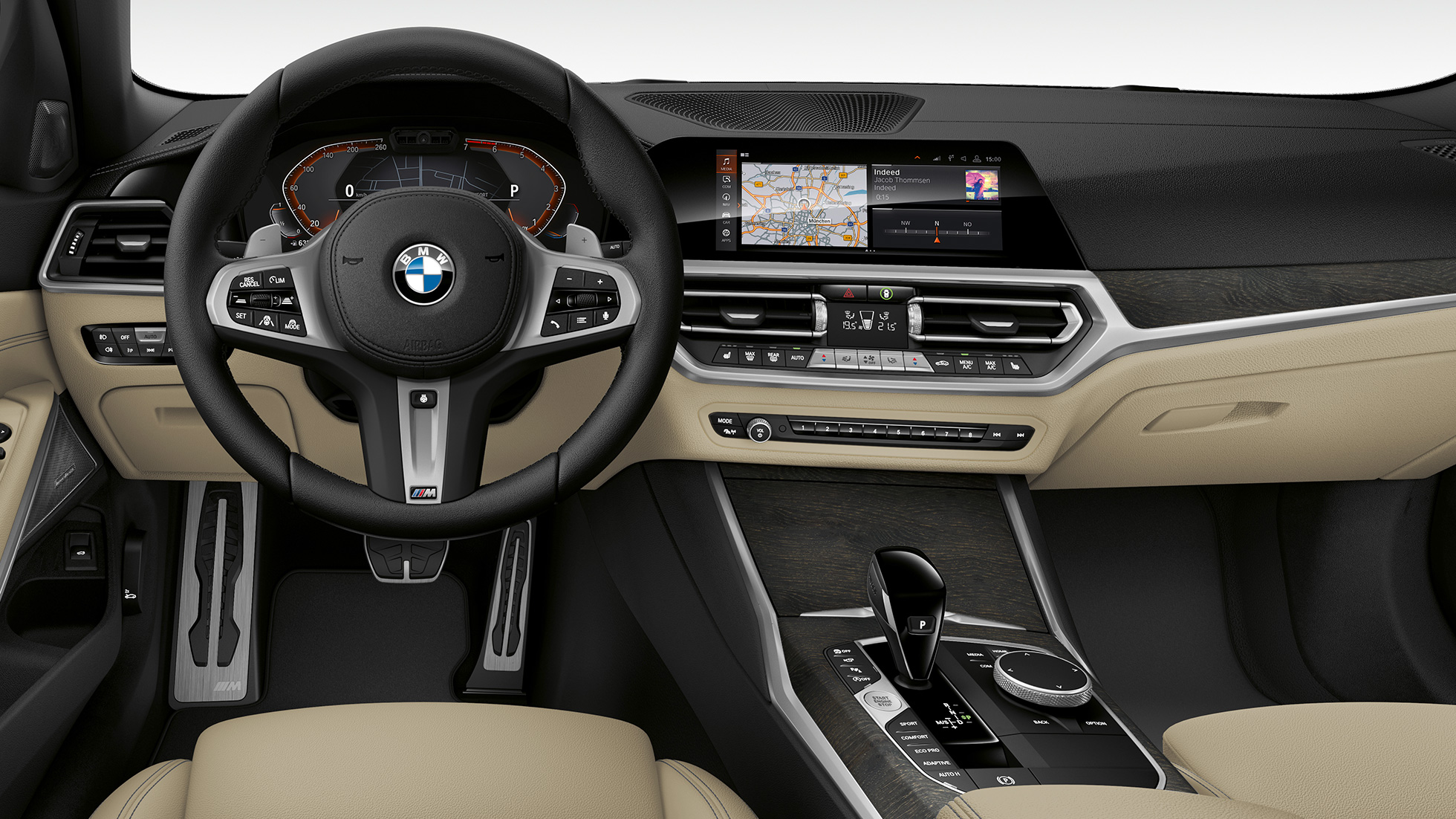 M Sport モデルのコックピット G21 BMW 3 シリーズ ツーリング、M Sport モデルのコックピット G21