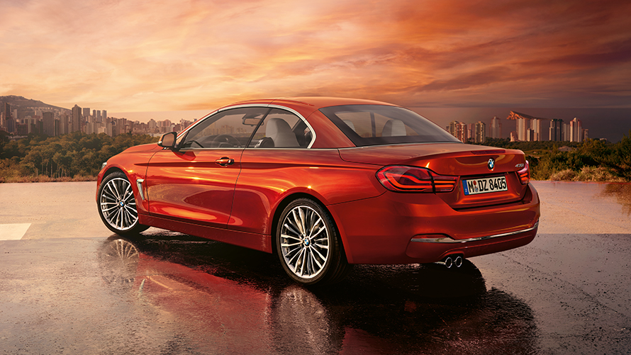 BMW 4シリーズ カブリオレ リヤビュー F33 BMW 4シリーズ カブリオレ リヤビュー F33