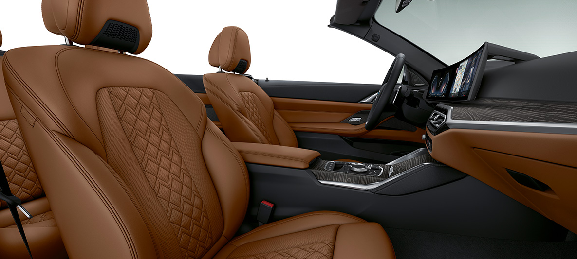 BMW Individual フル・レザー・トリム「メリノ」、トリュフ BMW 4シリーズ カブリオレ Individual 2020 G23 インテリア BMW Individual フル・レザー・トリム「メリノ」、トリュフ BMW 4シリーズ カブリオレ Individual G23 2020 インテリア