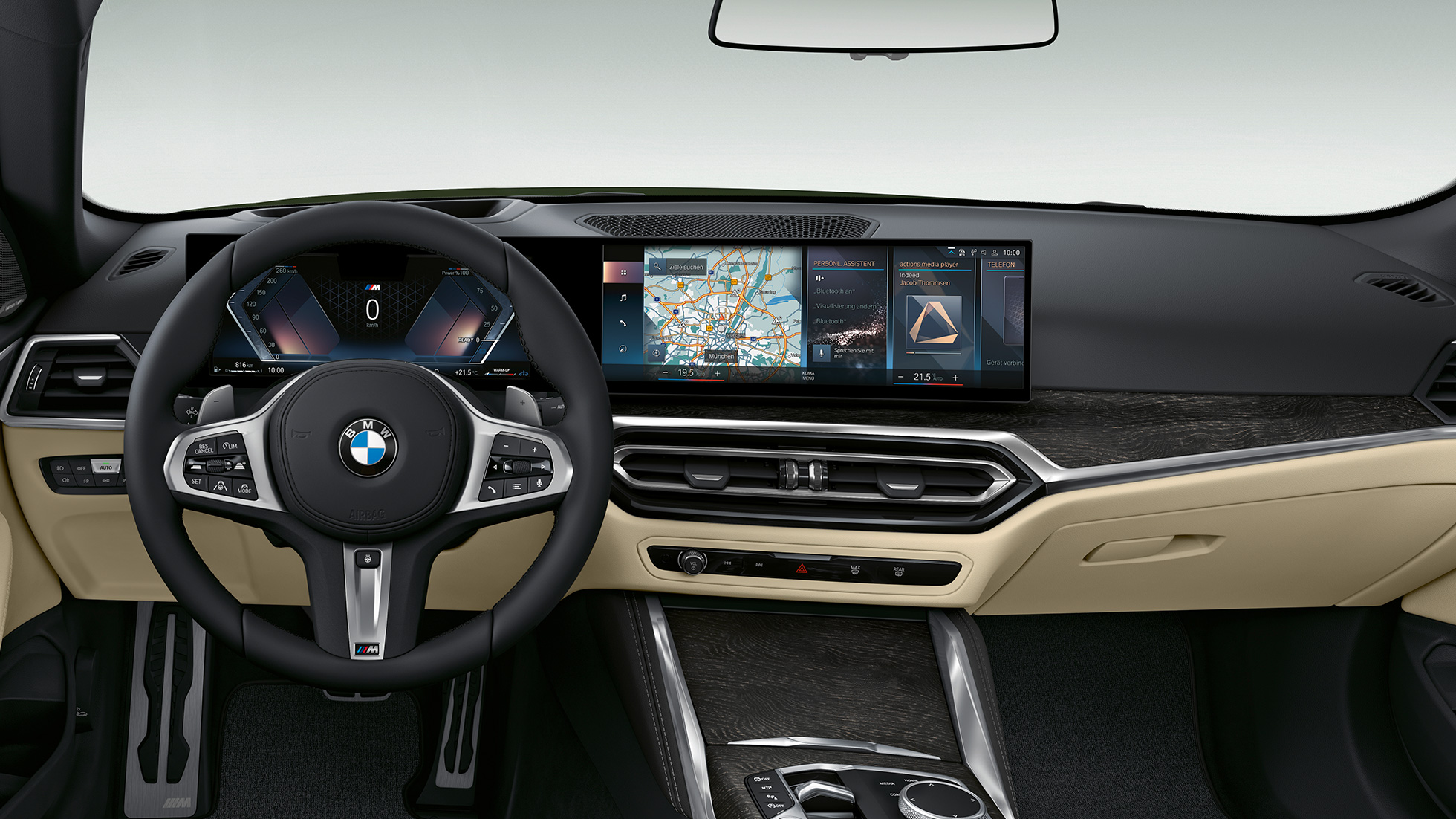 コックピット BMW 4シリーズ カブリオレ モデルM Sport G23 2020 BMW 4シリーズ カブリオレ G23 2020 モデルM Sport インテリア コックピット