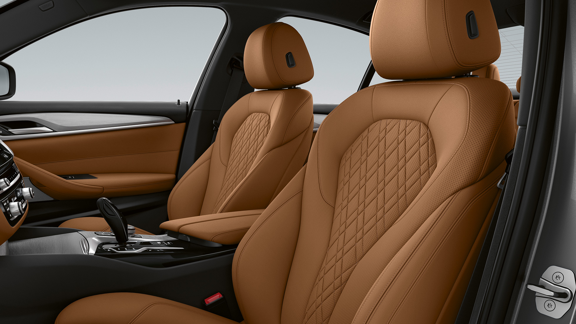インテリアBMW5シリーズセダンG30基本装備 Sensatec Cognac BMW5シリーズセダン540i G30 2020基本装備内部