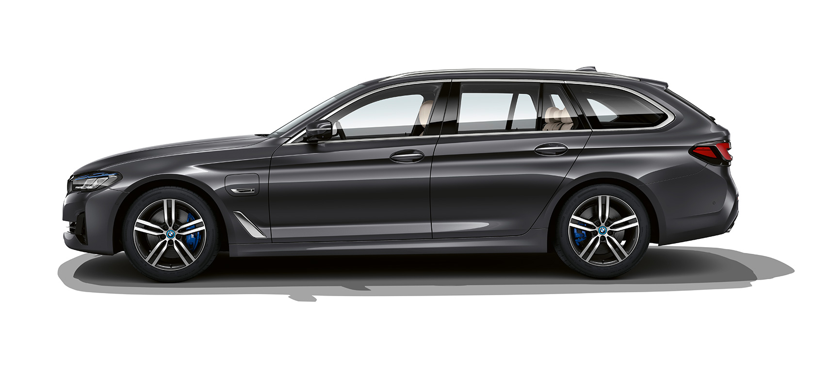BMW 5シリーズ ツーリングG31スタンド BMW 5シリーズ ツーリングG31フェイスリフト2020側面ビュースタンディング
