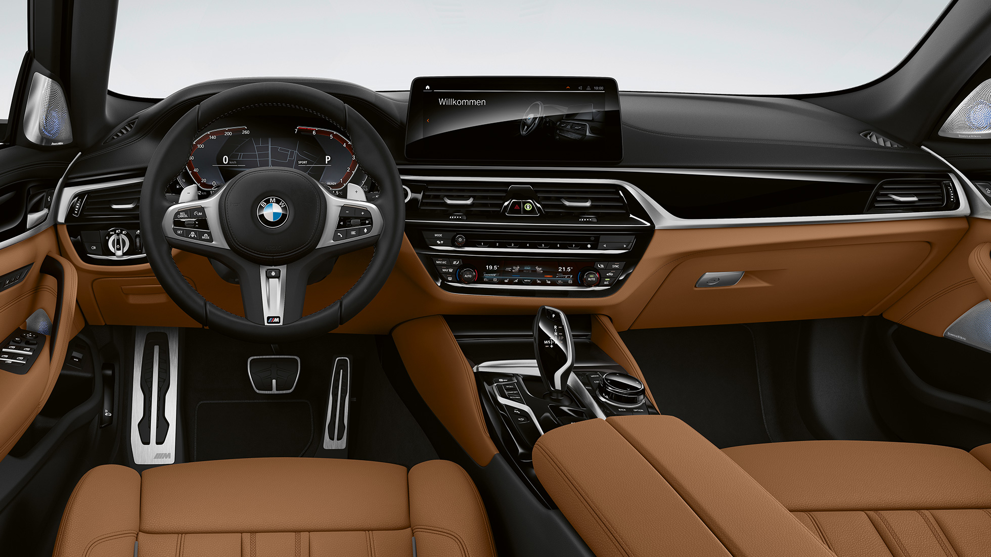コックピットBMW 5シリーズ ツーリングG31Mスポーツパッケージ コックピットBMW 5シリーズ ツーリング530E G31 2020Mスポーツパッケージレザー「ダコタ」コニャックエクスクルーシブステッチインパイピング