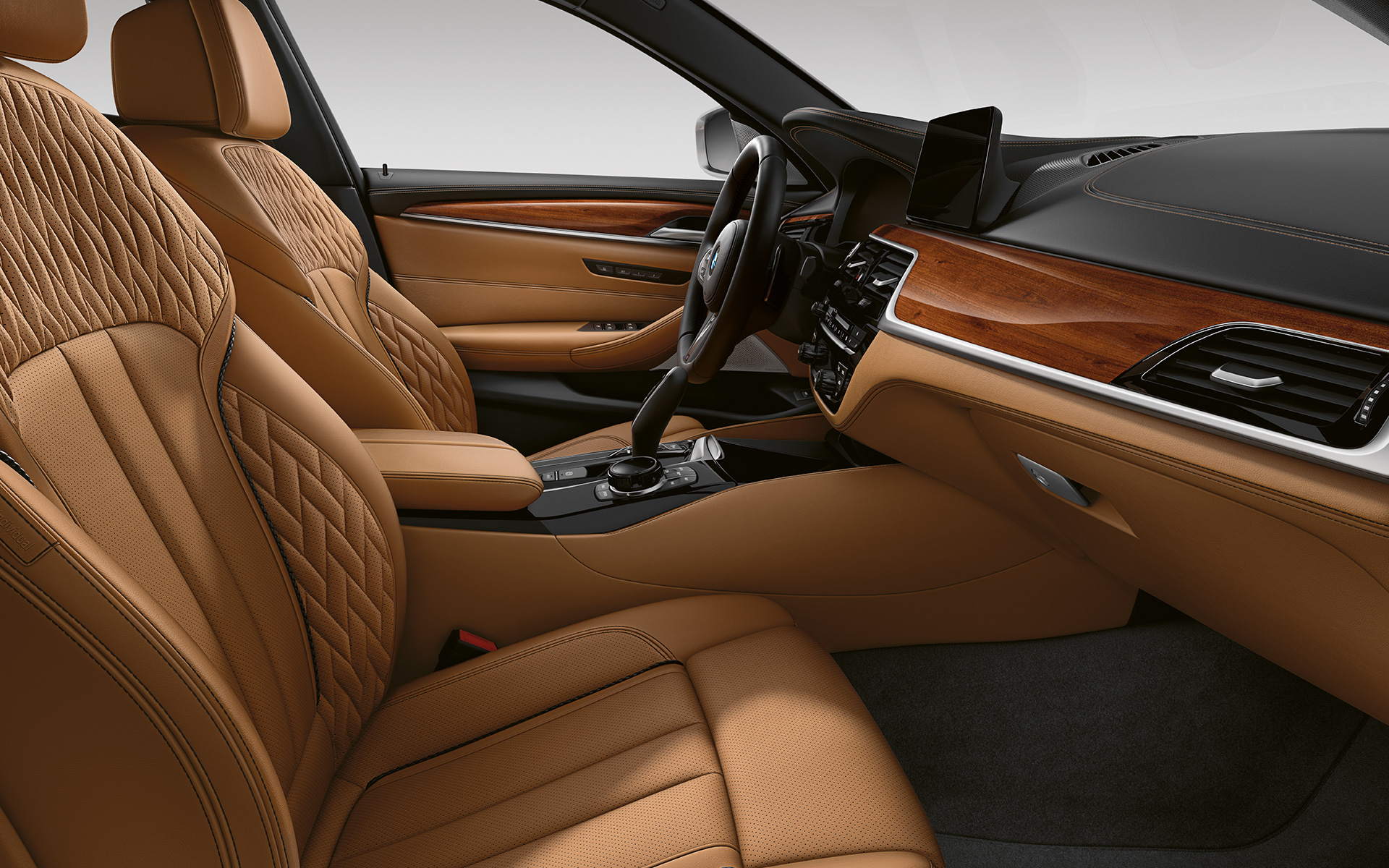 BMW 5シリーズ ツーリング G31 LCI BMW Individual フル・レザー・メリノ ― スモーク・ホワイト BMW 5シリーズ ツーリング G31 フェイスリフト 2020 BMW Individual フル・レザー・メリノ ― スモーク・ホワイトのインテリア