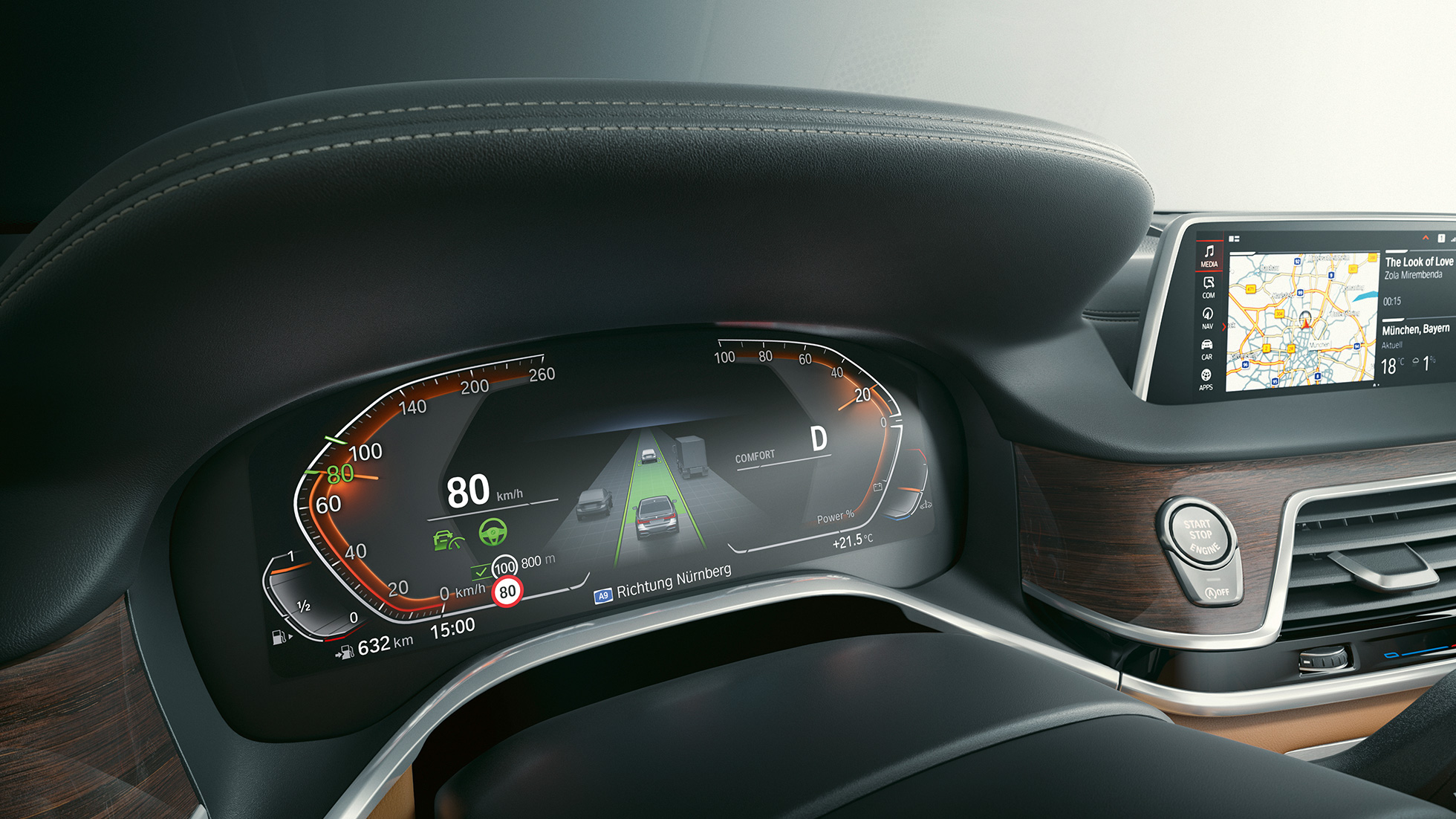 BMW 7 シリーズ セダン:BMW ライブ・コックピット・プロフェッショナル G11 BMW 7 シリーズ セダン:BMW ライブ・コックピット・プロフェッショナルのクローズアップ G11