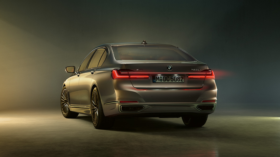 MW 7 シリーズ セダンのライトのコンセプト G11 ライトのコンセプト:BMW 7 シリーズ セダンのリヤ・ビュー G11