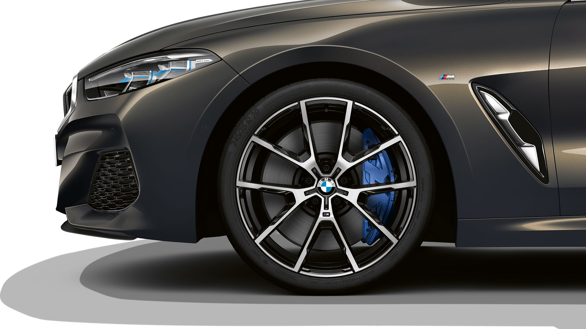BMW M850i xDriveドラヴィット・グレー・メタリック、20インチライト・アロイ・ホイールYスポーク728M。G14 BMW M850i xDriveドラヴィット・グレー・メタリック、20インチライト・アロイ・ホイールYスポーク728M。G14