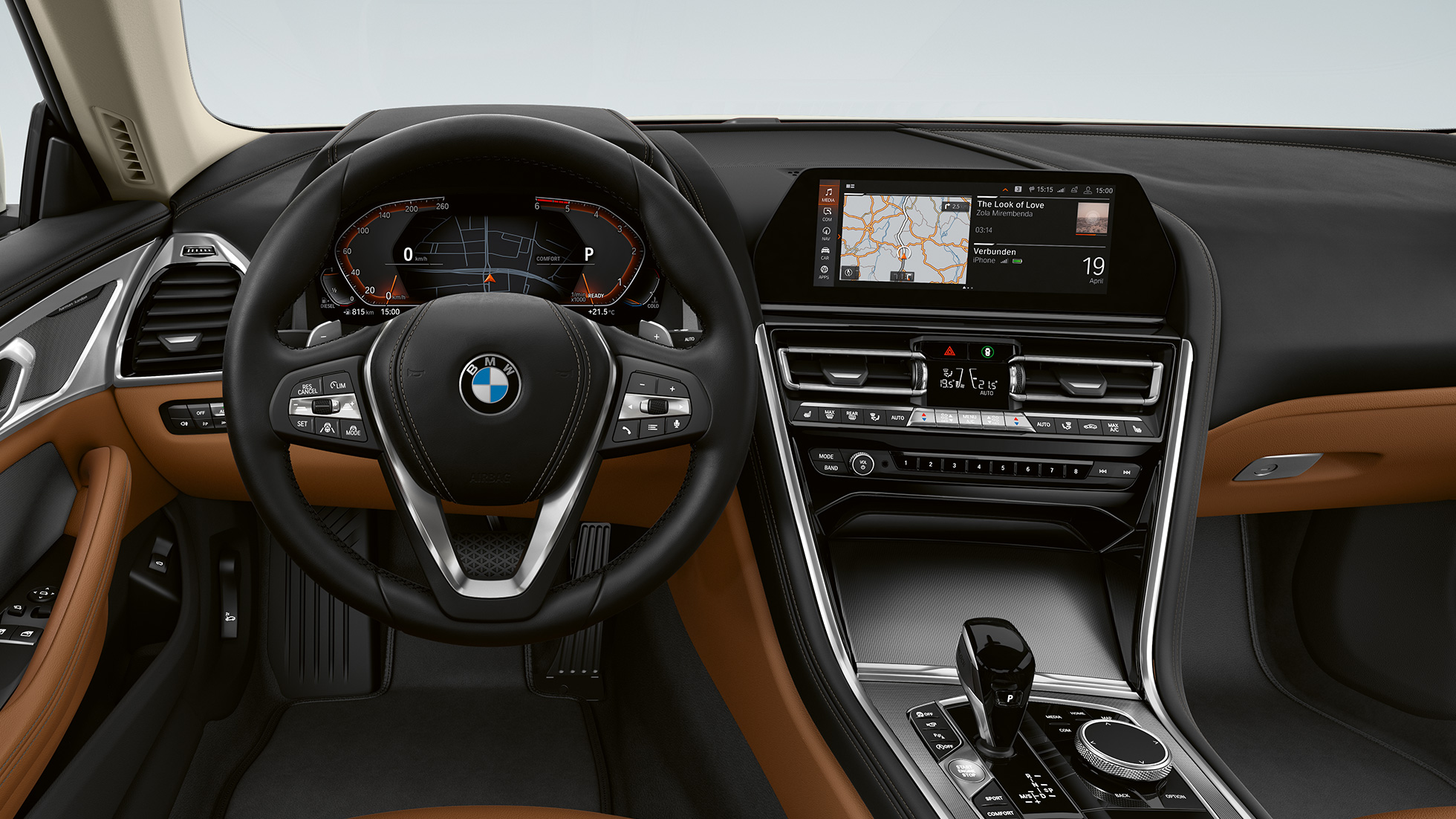 アルミニウム・メッシュ・エフェクトによるダーク仕上げのインテリア・トリム。 BMW 8シリーズ クーペ、コックピット、アルミニウム・メッシュ・エフェクトによるダーク仕上げのインテリア・トリム。