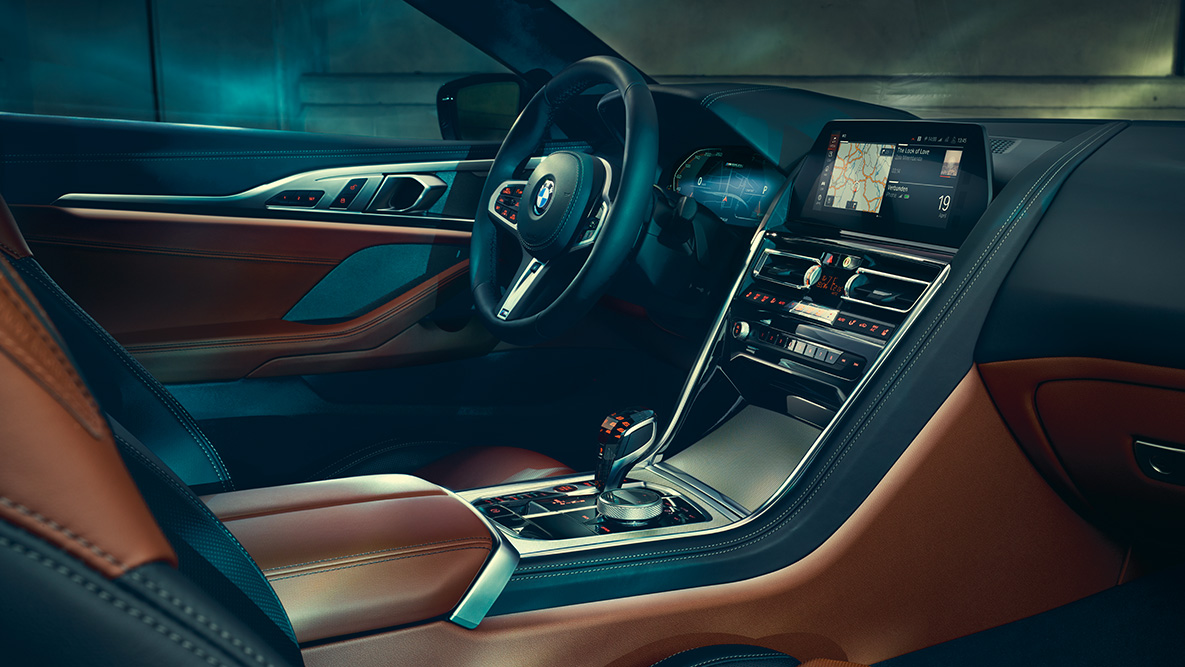 BMW 8シリーズ クーペ、インテリア。 BMW 8シリーズ クーペのインテリア。