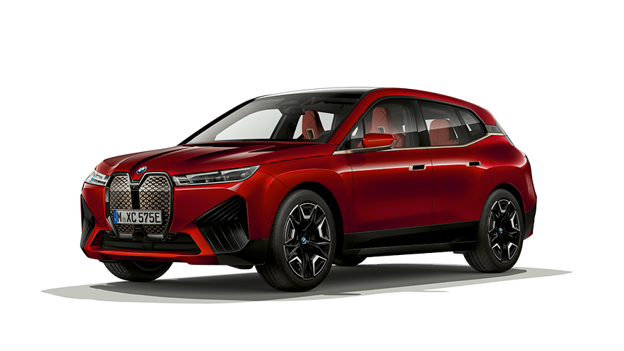 BMW iX スタジオ・ショット BMW iX スタジオ・ショット 斜めからのフロント・ビュー