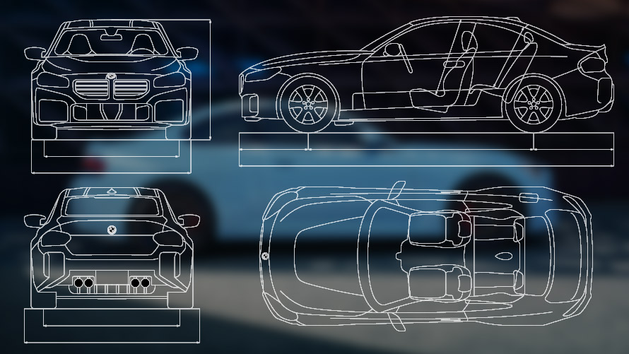 BMW M2 クーペ G87 2022 M240i xDrive クーペ:主要諸元 BMW M2 クーペ G87 2022 M240i xDrive クーペ:主要諸元