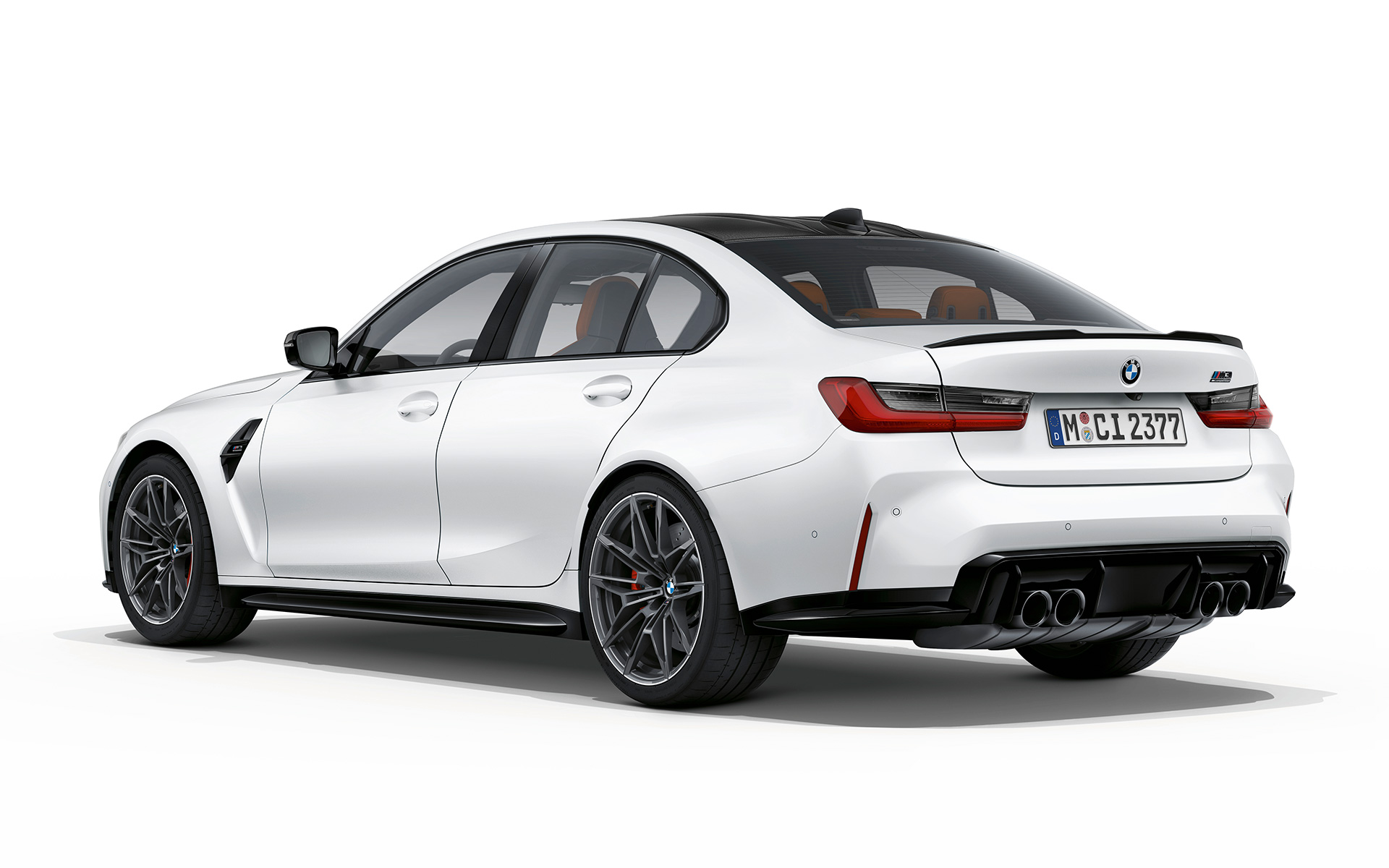 BMW M3 Competition G80 2020 リヤ・ビュー