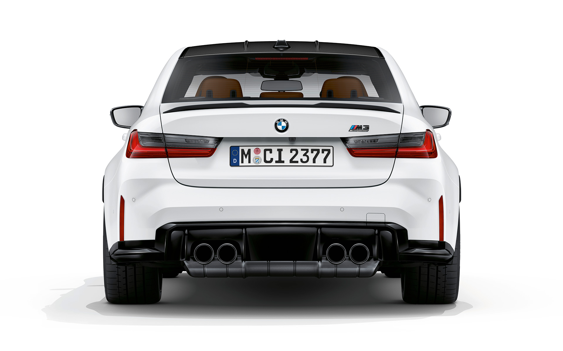 BMW M3 Competition G80 2020 リヤ・ビュー