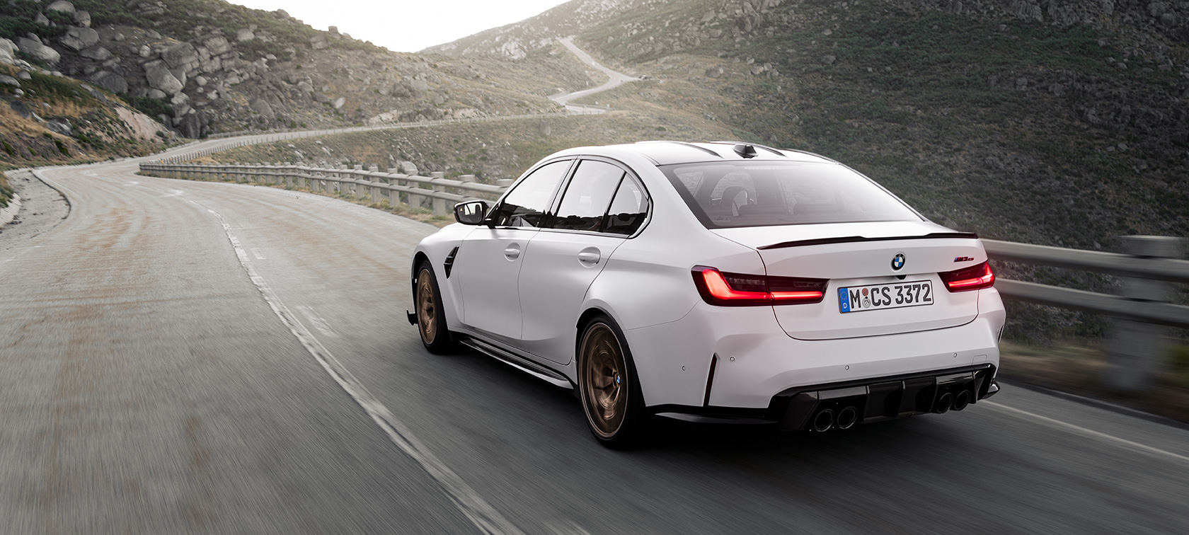 BMW M3 CS G80 リヤ・ビュー BMW M3 CS G80 リヤ・ビュー