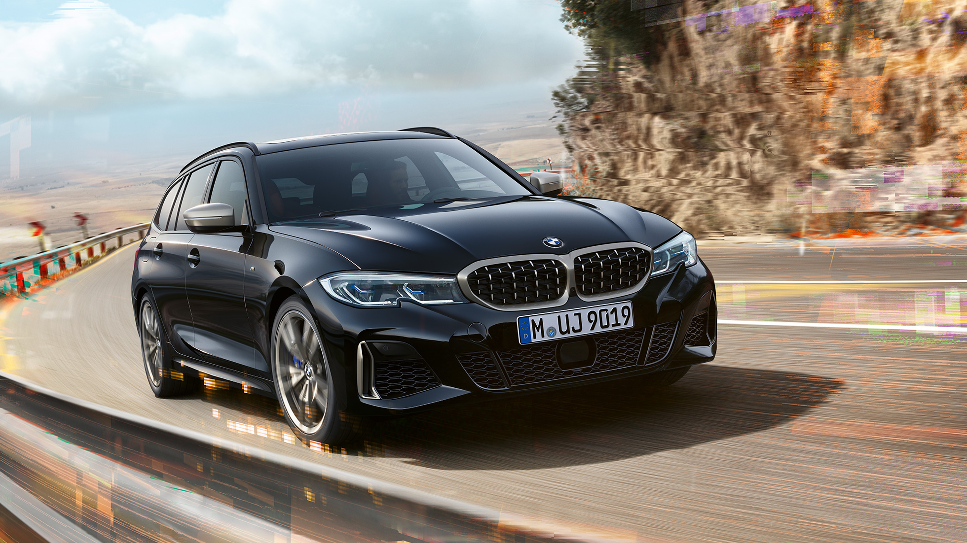 キドニーグリルのフロント・デザインとエア・インテーク G21 BMW M340i xDrive ツーリング、キドニーグリルのデザインとエア・インテーク G21
