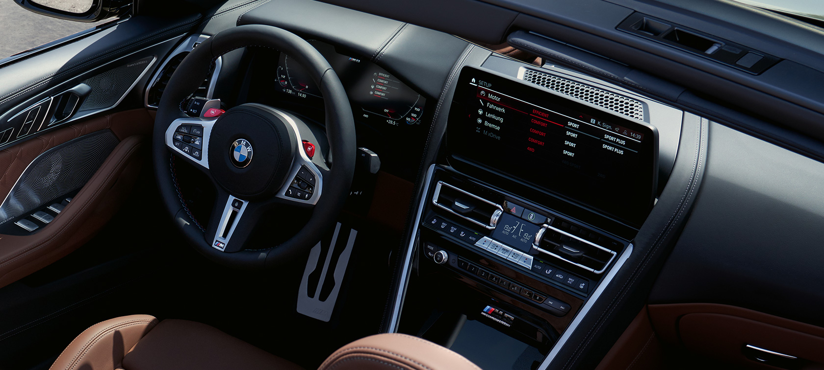 BMW M8 Competition カブリオレ F91 LCI フェイスリフト 2022 コックピット コントロール・ディスプレイ BMW M8 Competition カブリオレ F91 LCI フェイスリフト 2022 コックピット コントロール・ディスプレイ