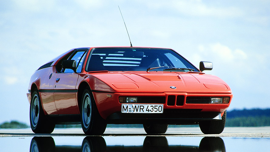 BMW M1 E26 斜めからのフロント・ビュー BMW M シリーズ、BMW M1 E26 斜めからのフロント・ビュー