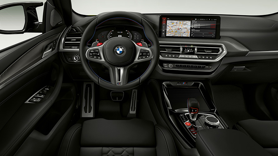 BMW X4 M Competition F98 LCIフェイスリフト2021 コックピット インテリア