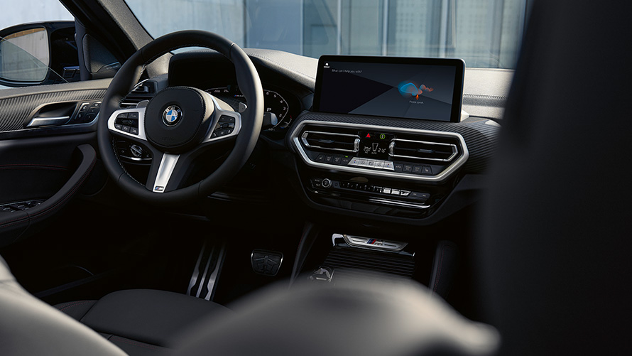 BMW X4 M40i G02 LCI 2021 フェイスリフト インテリア コックピット