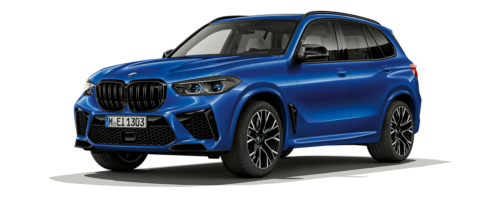 BMW X5 M Competition SUVのスリークウォーター・サイドビュー F95 BMW X5 M Competition SUV F95 2020 マリーナベイ・ブルー・メタリックのスリークウォーター・サイドビュ