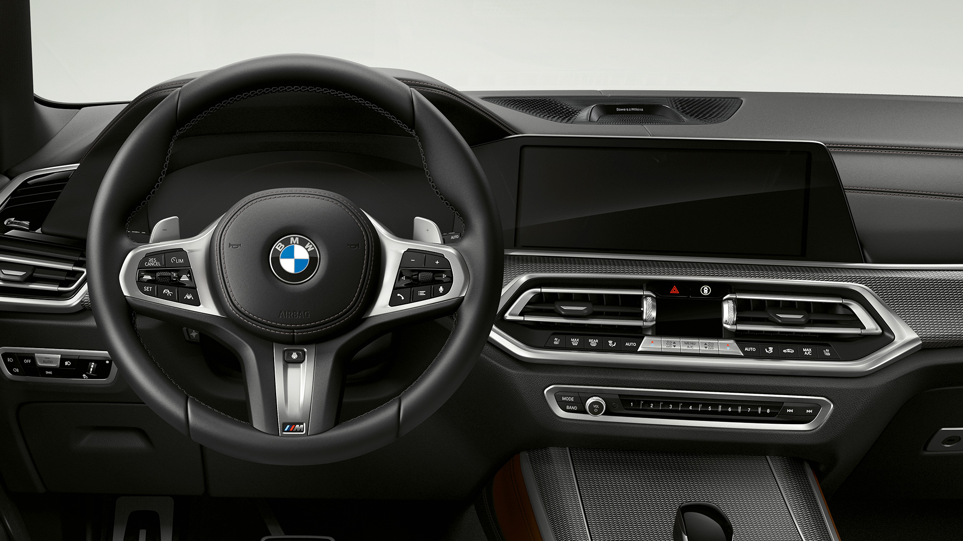 M レザー・ステアリング・ハンドル、BMW X5 M50i M レザー・ステアリング・ハンドル、BMW X5 M50iのコックピット