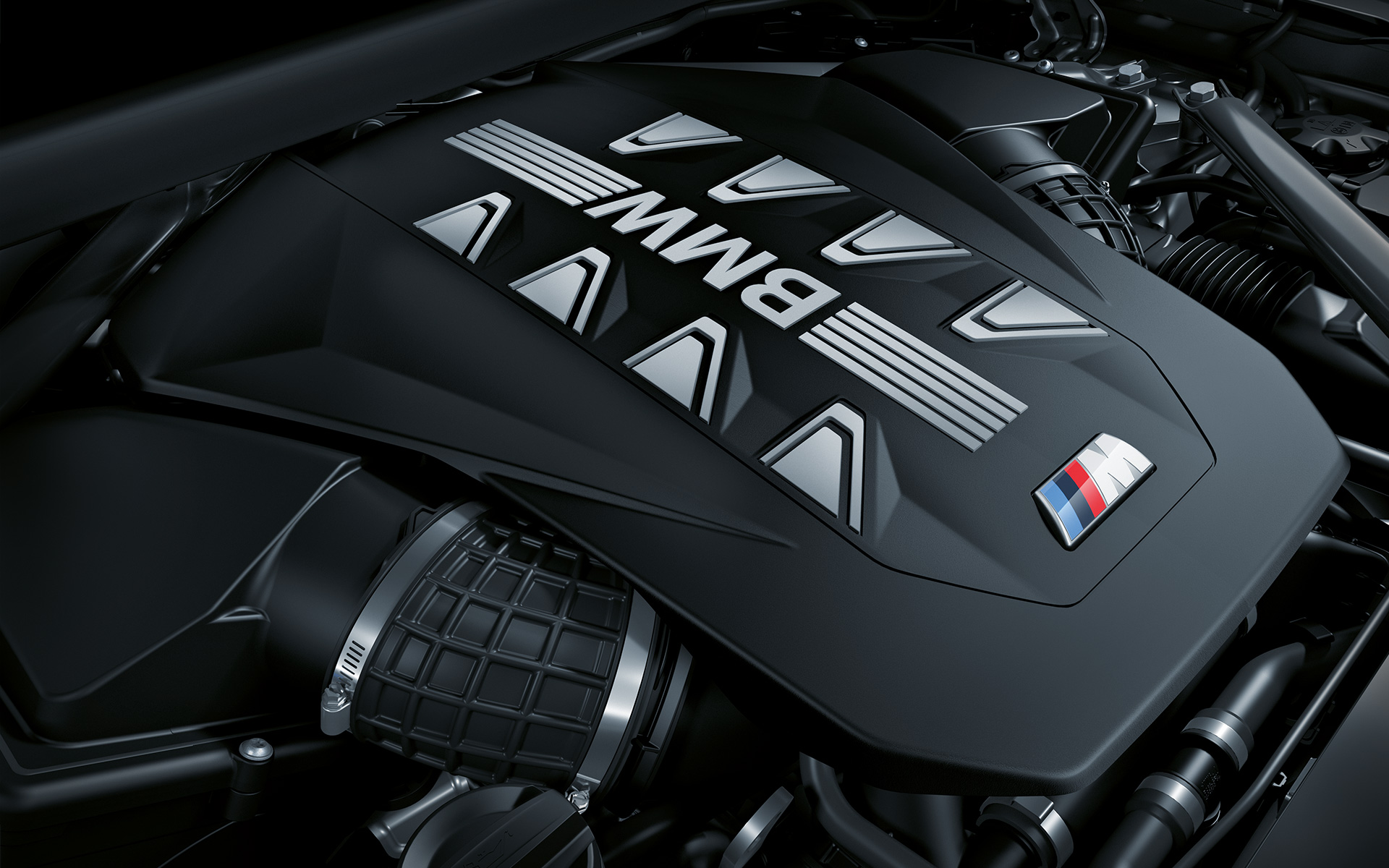 BMW X6 M60i G06 MP エンジン クローズアップ