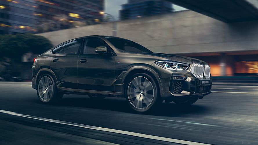 BMW X6 G06 第三世代 斜めからのサイド・ビュー BMW X シリーズ、BMW X6 G06 第三世代 斜めからのサイド・ビュー