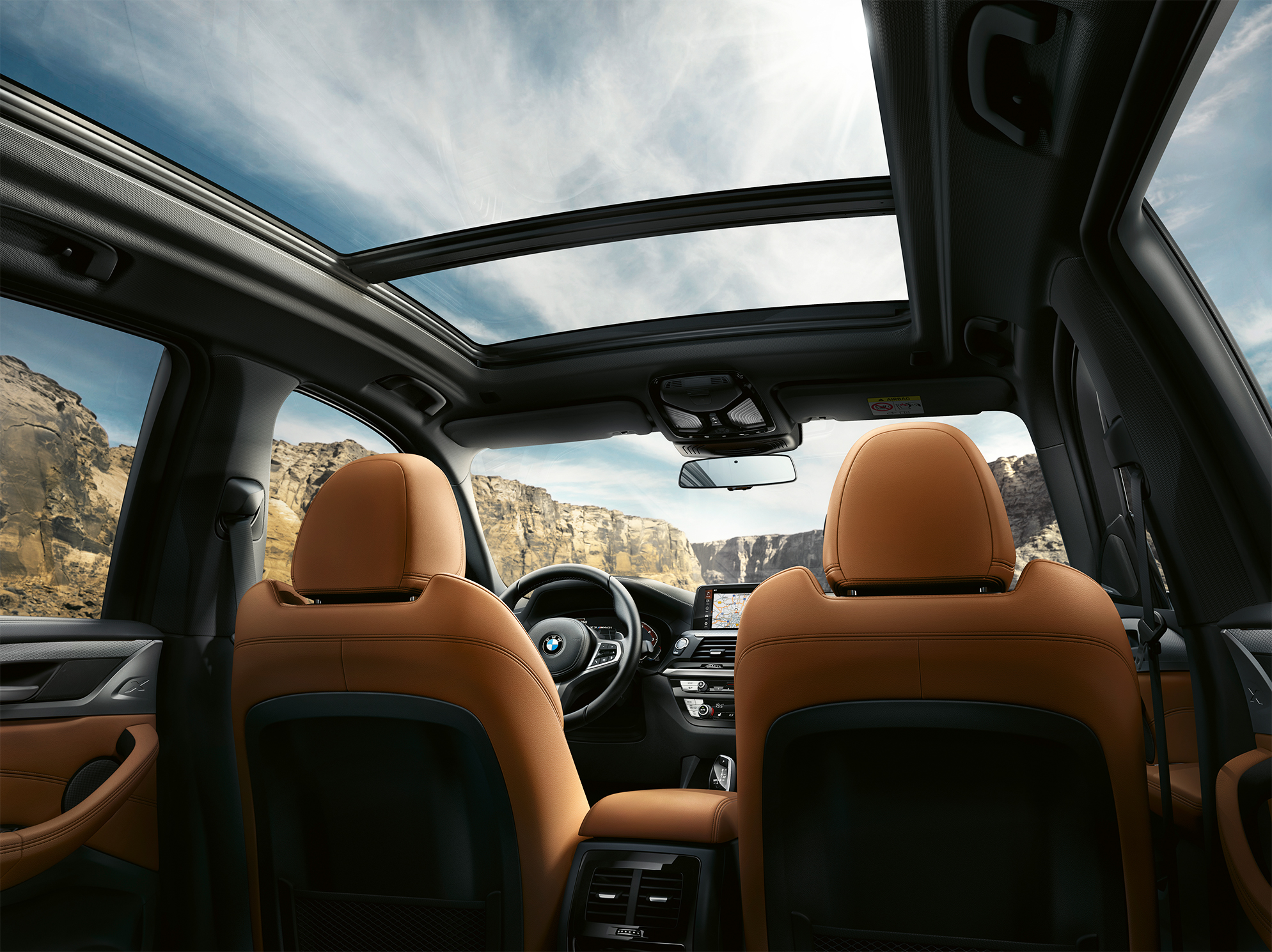 BMW X3 M40i、コックピットのインテリア・ショット BMW X3 M40i、コックピットのインテリア・ショット