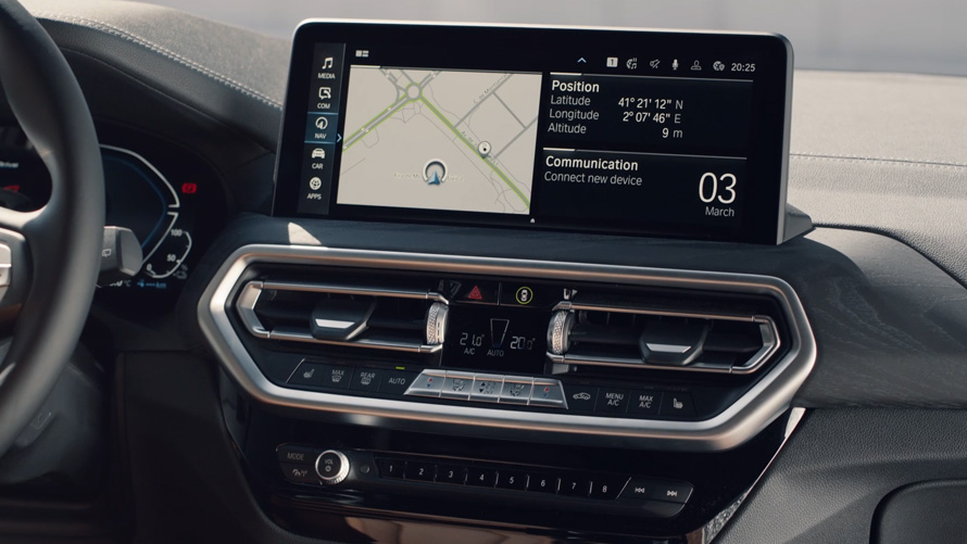BMW X3 G01 センター・インフォメーション・ディスプレイ 2021 BMW X3 G01 センター・インフォメーション・ディスプレイ 2021