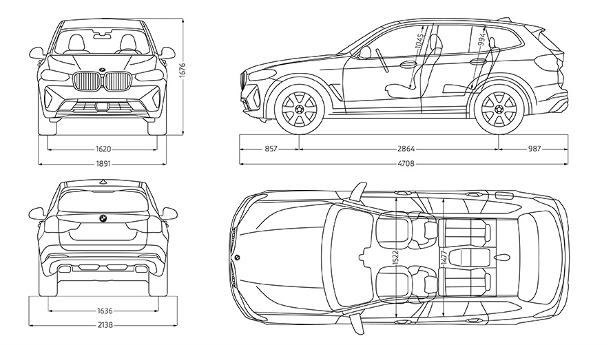 BMW X3 G01 主要諸元 2021 BMW X3 G01 主要諸元 2021