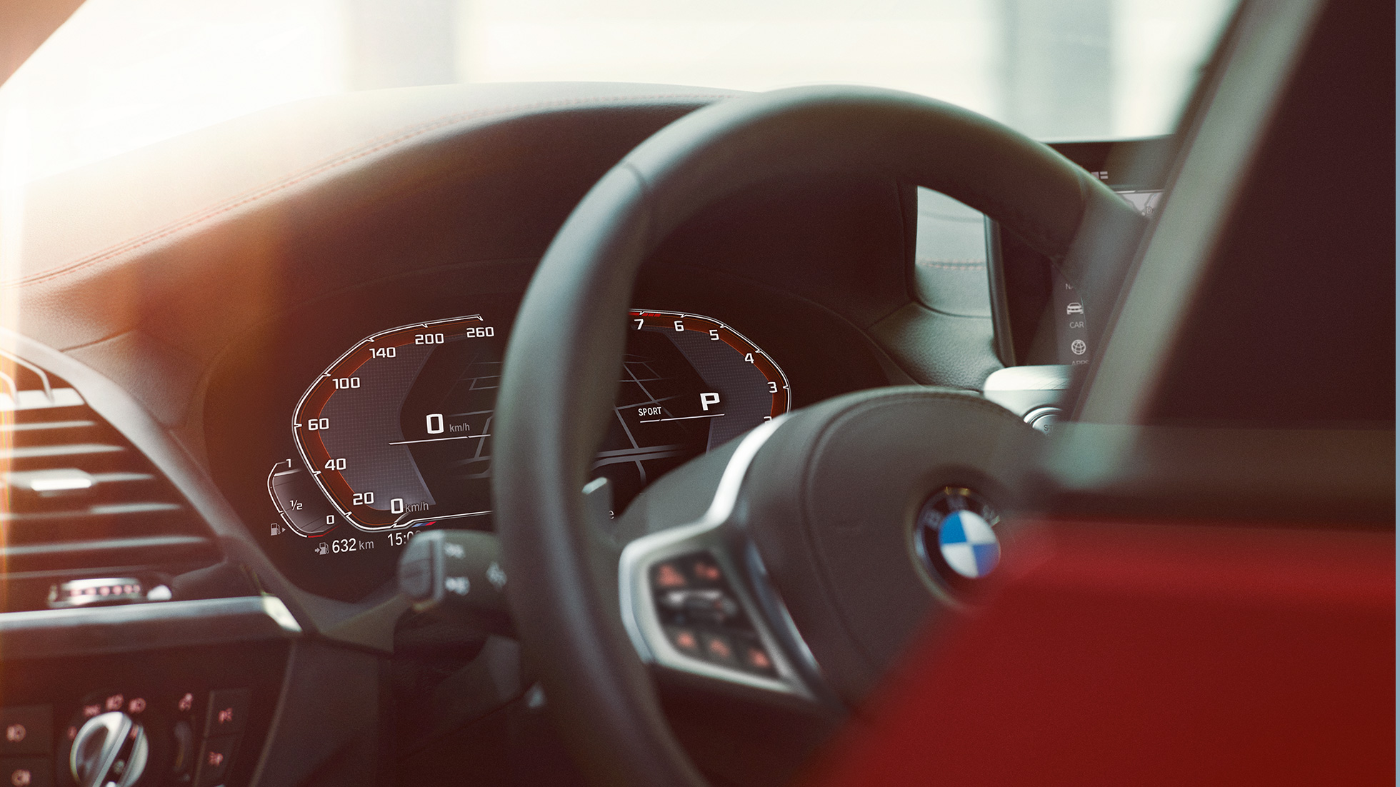 コックピット BMW X4 BMW X4 G02 2018クローズ・アップ コックピット