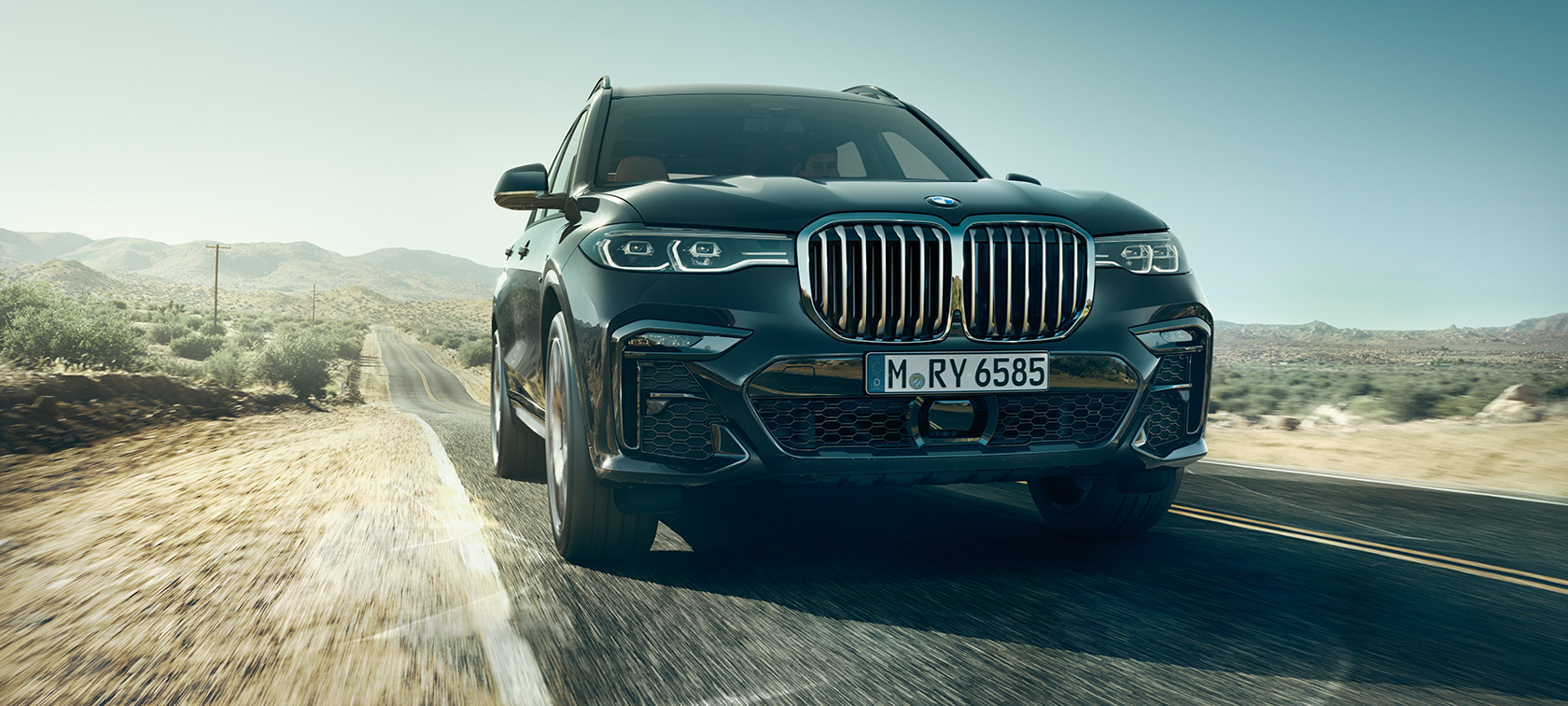 BMW X7 のフロントビュー G07 BMW X7 のフロントビュー G07